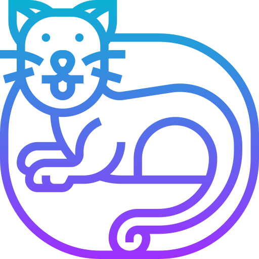 gato Meticulous Gradient icono