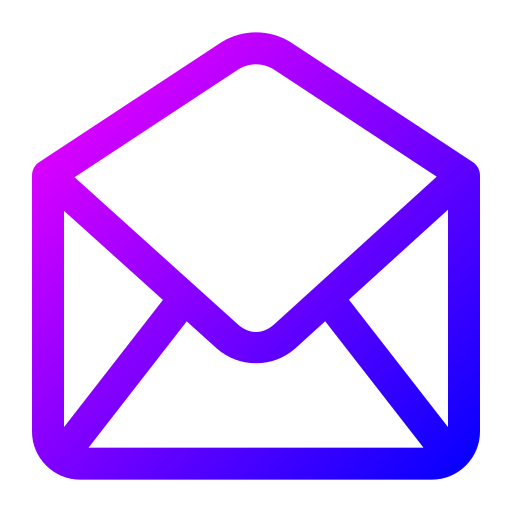 e-mail openen Generic Gradient icoon