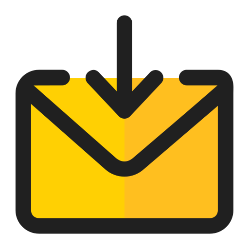 Receive mail Generic Outline Color icon