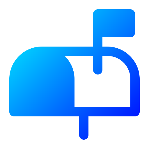 Postbox Generic Flat Gradient icon