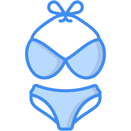 bikini Generic Blue Icône