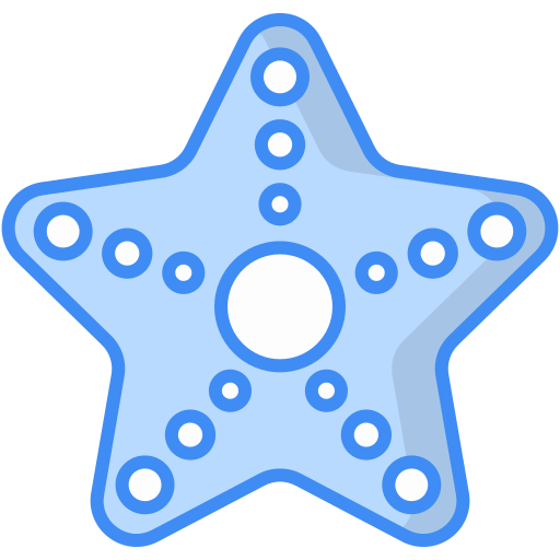 ヒトデ Generic Blue icon