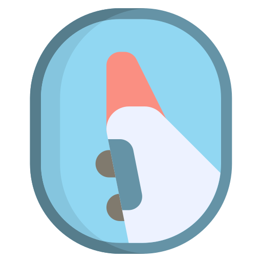Plane window Generic Flat icon