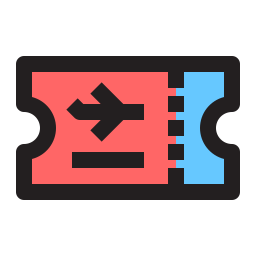 flugticket Generic Outline Color icon