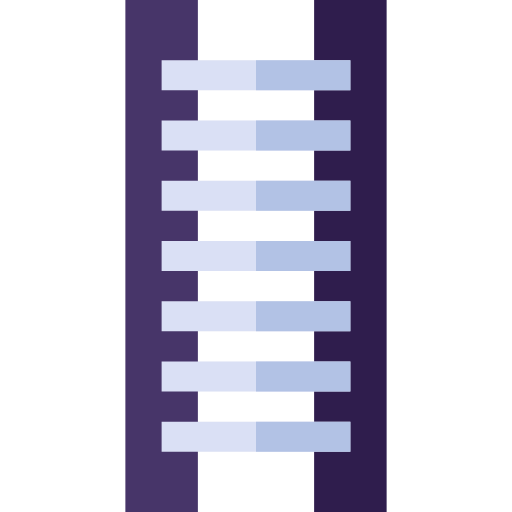 escalera Basic Straight Flat icono