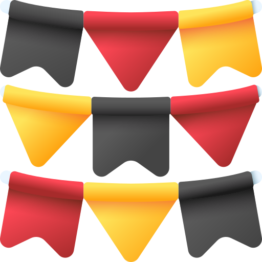 Bunting 3D Color icon