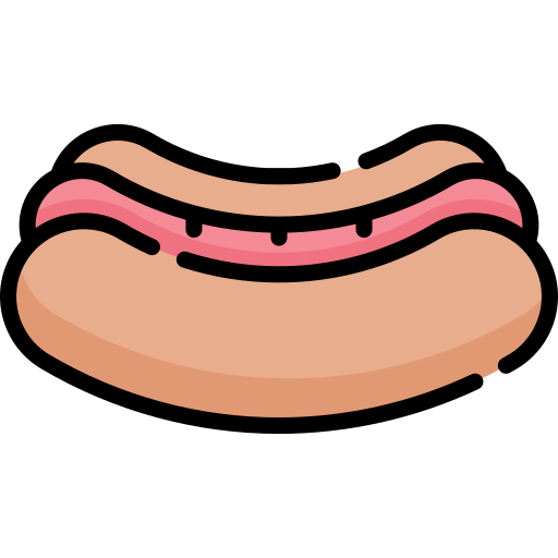 hot dog Special Lineal color icono