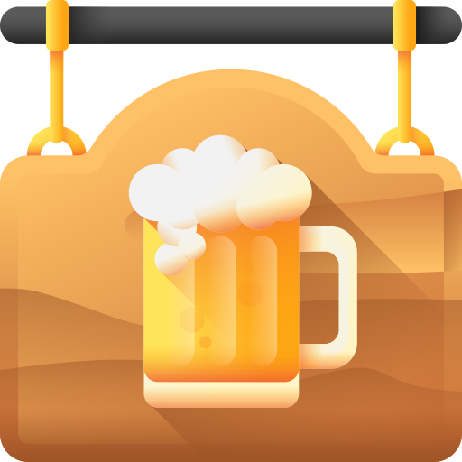 cerveza 3D Color icono