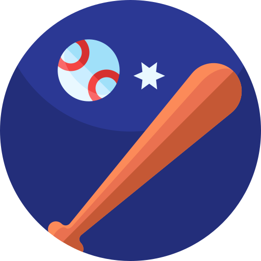 野球 Geometric Flat Circular Flat icon