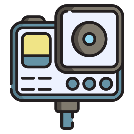 Action camera Generic Thin Outline Color icon