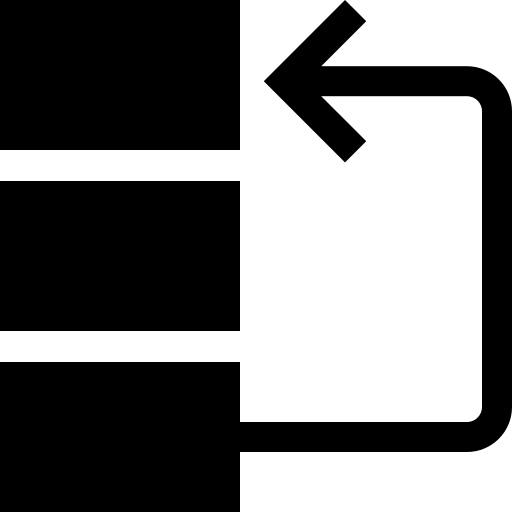 riordina Basic Straight Filled icona