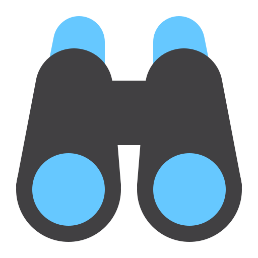 binocular Generic Flat icono
