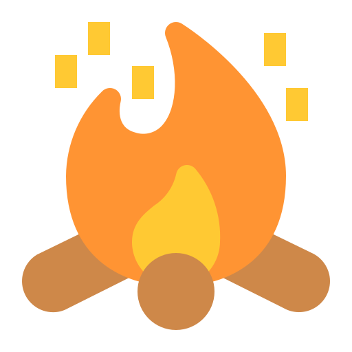 Campfire Generic Flat icon