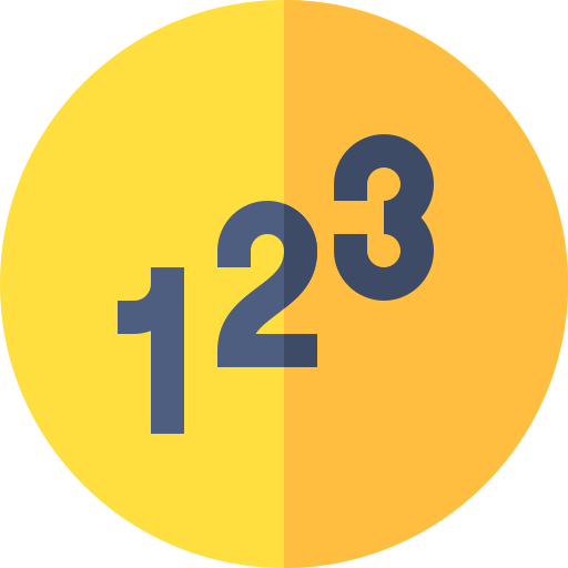 123 Basic Straight Flat icono