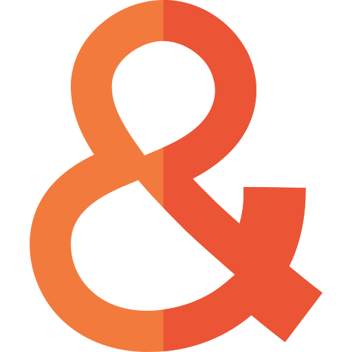 ampersand Basic Straight Flat icoon