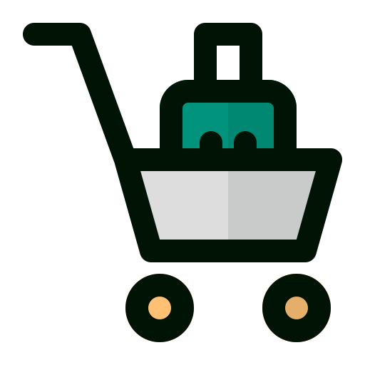 trolley Generic Outline Color icona