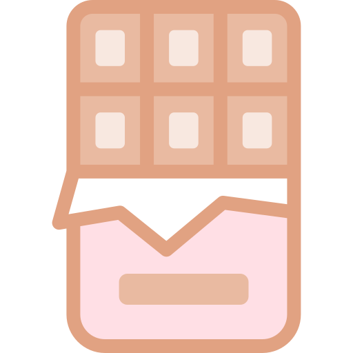 schokoladenriegel Detailed color Lineal color icon