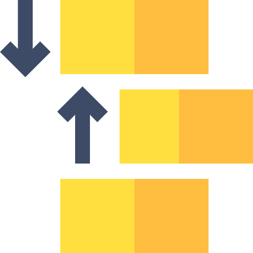 priorytet Basic Straight Flat ikona