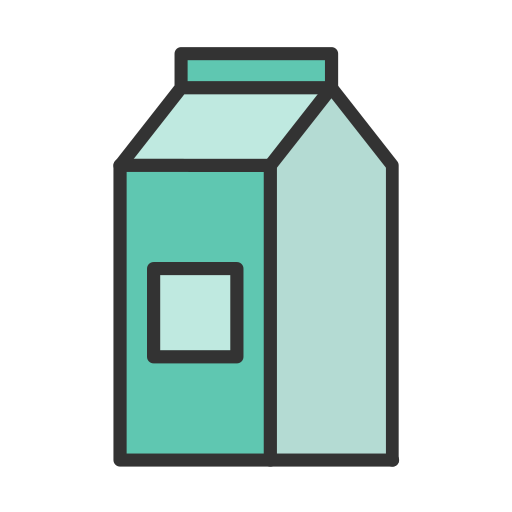 caixa de leite Generic Outline Color Ícone