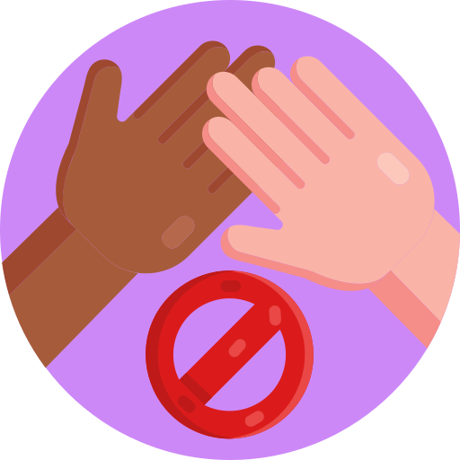 No handshake Generic Circular icon