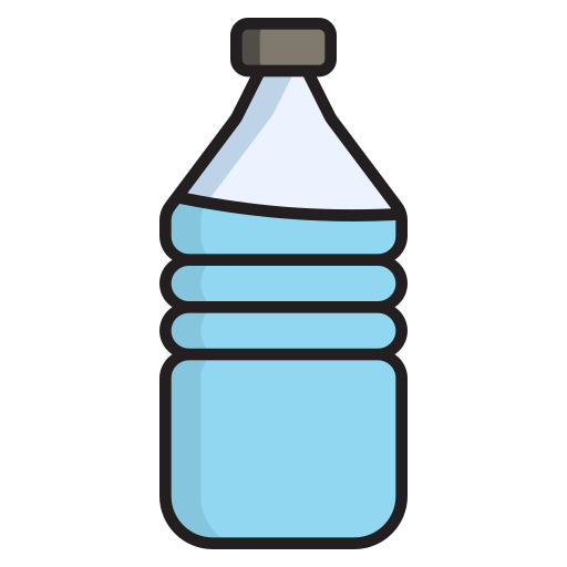 bouteille d'eau Generic Thin Outline Color Icône