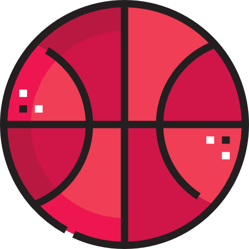 koszykówka Detailed Straight Lineal color ikona