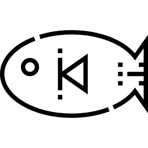 ryba Detailed Straight Lineal ikona