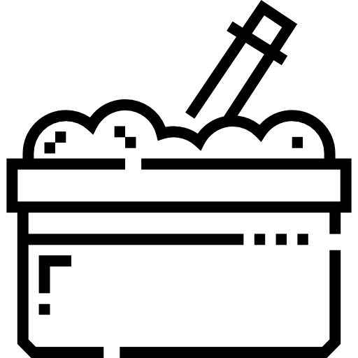 ensalada Detailed Straight Lineal icono