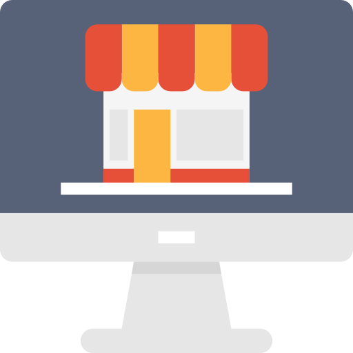 Online shopping Linector Flat icon
