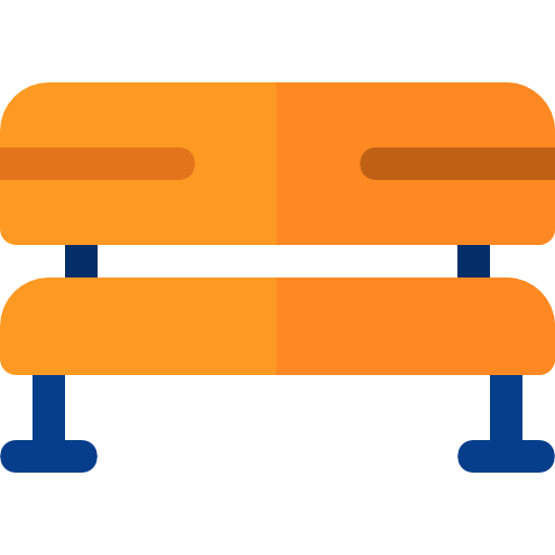 mesa de trabajo Basic Rounded Flat icono