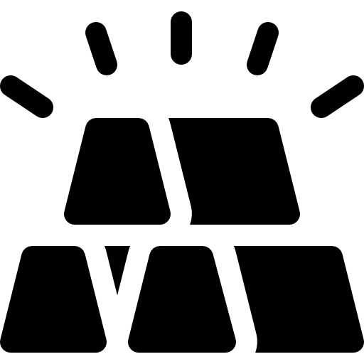 lingote Basic Rounded Filled icono