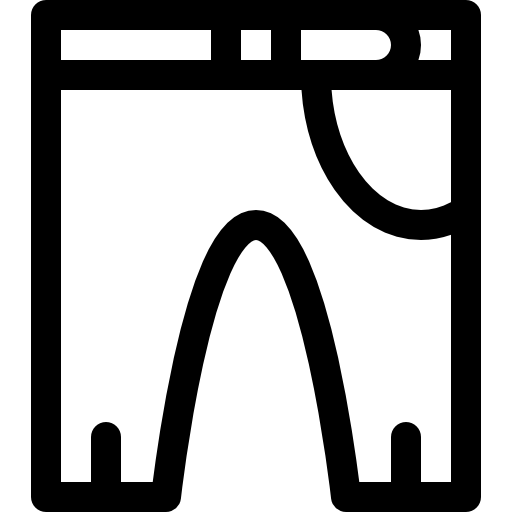 바지 Basic Rounded Lineal icon