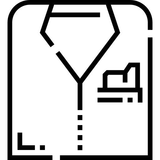 garnitur Detailed Straight Lineal ikona