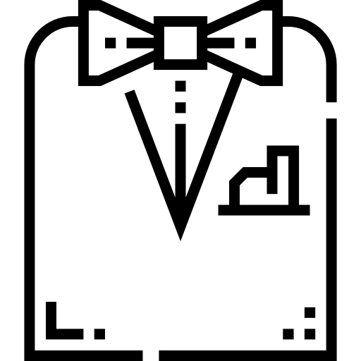 タキシード Detailed Straight Lineal icon
