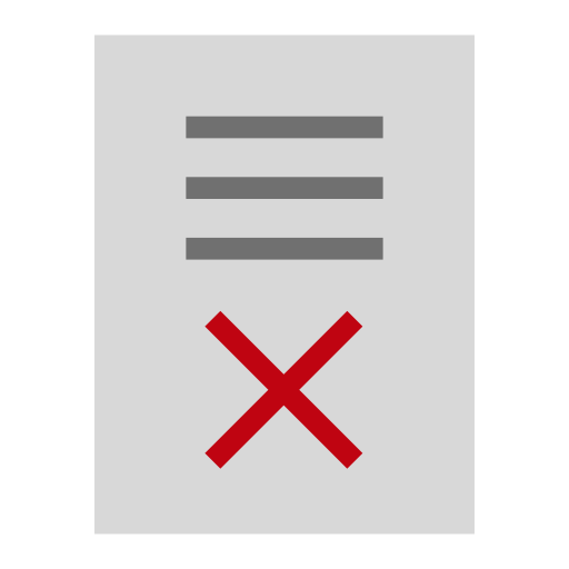 ablehnung Generic Flat icon