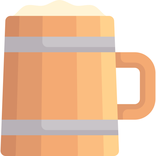 Wooden mug Special Flat icon