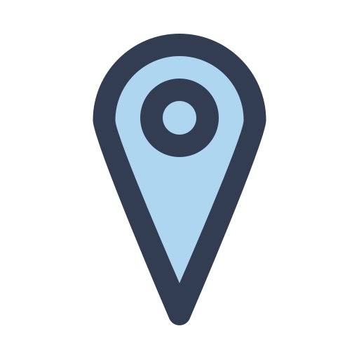 Map point Generic Outline Color icon