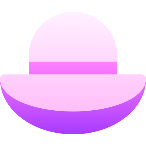 cappello da sole Basic Gradient Gradient icona