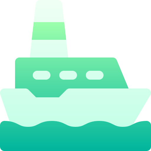 statek Basic Gradient Gradient ikona