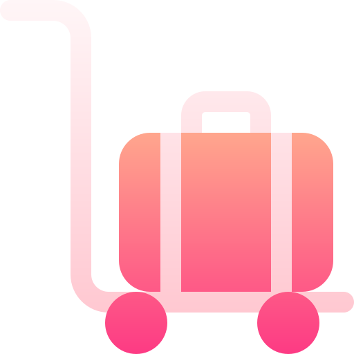 荷物カート Basic Gradient Gradient icon