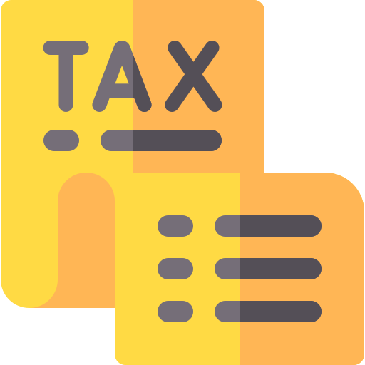 impuesto Basic Rounded Flat icono