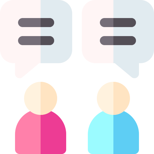 communicatie Basic Rounded Flat icoon