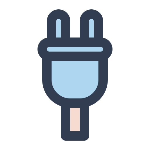 Plug Generic Outline Color icon