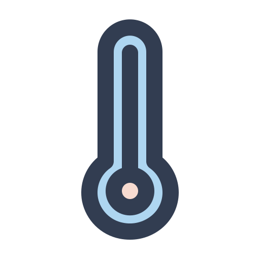 la temperatura Generic Outline Color icono