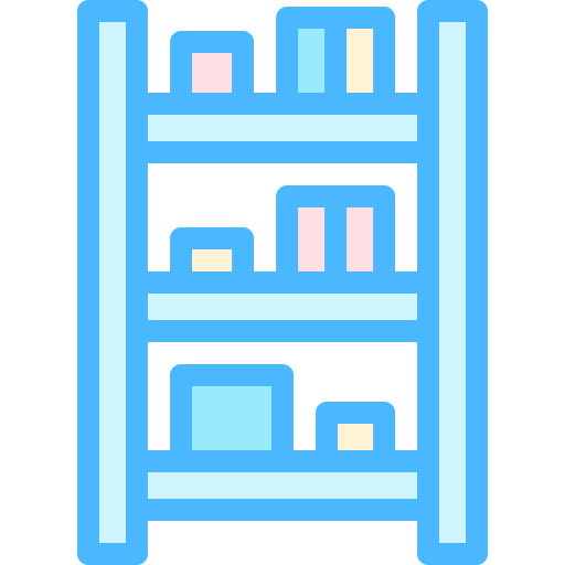 estantes Detailed color Lineal color icono