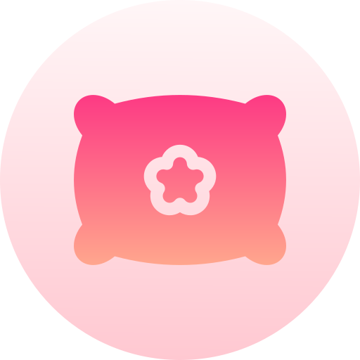 베개 Basic Gradient Circular icon