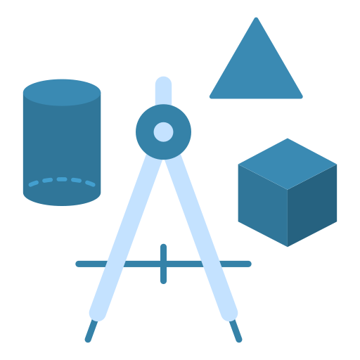 geometrie Generic Flat icoon