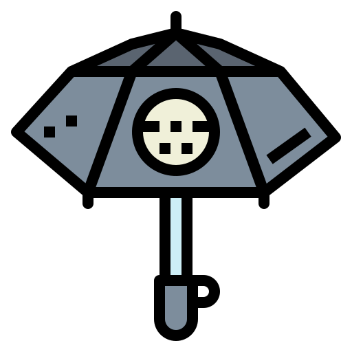 傘 Smalllikeart Lineal Color icon