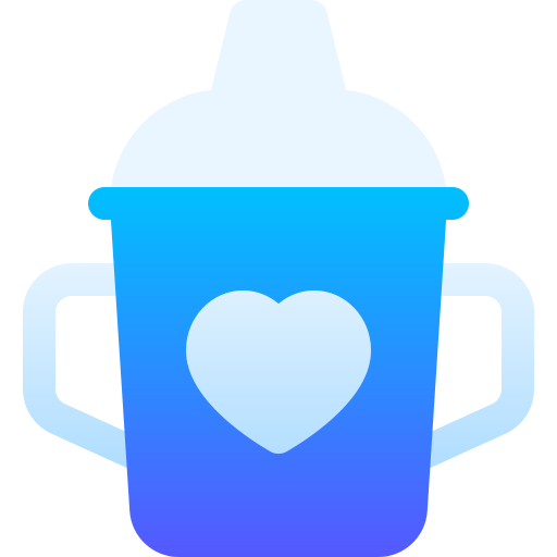 Baby mug Basic Gradient Gradient icon