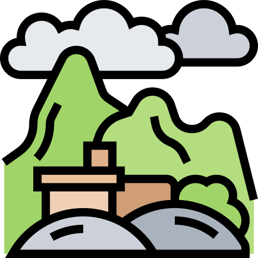 Mountain Meticulous Lineal Color icon